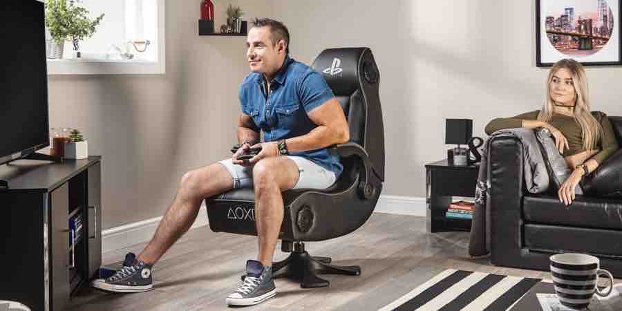 La silla gamer X Rocker Sony Infiniti tiene todo tipo de lujos- audio con respaldo subwoofer, conexión inalámbrica a cualquier consola de juegos, usb, motor vibración y conexión bluetooth para movil, silla gamer precio